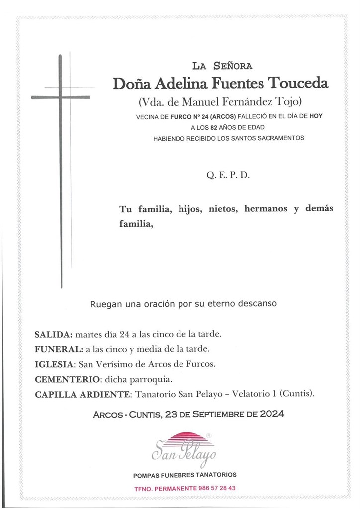 Foto principal ADELINA FUENTES TOUCEDA 