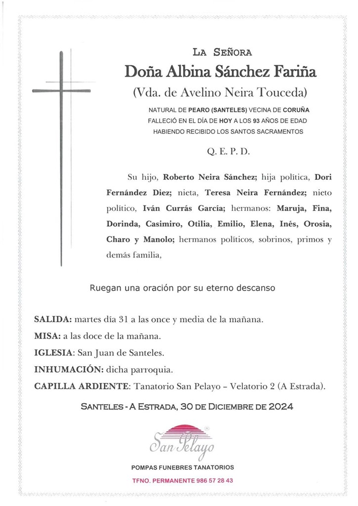 Foto principal ALBINA SÁNCHEZ FARIÑA