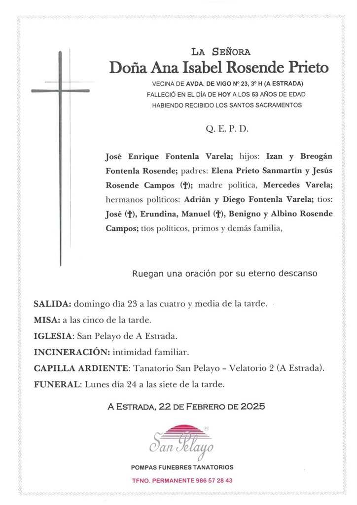 Foto principal ANA ISABEL ROSENDE PRIETO 