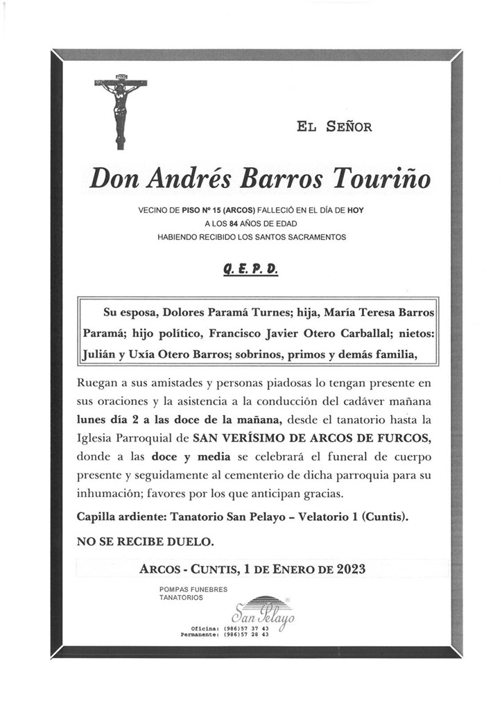 Foto principal ANDRÉS BARROS TOURIÑO