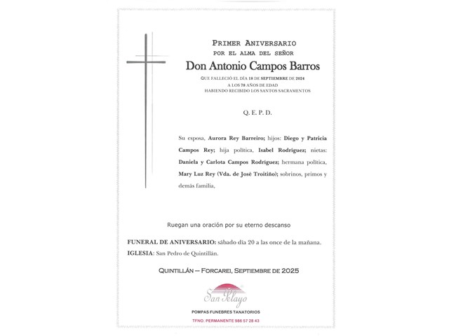 ANIV. ANTONIO CAMPOS BARROS 20/09/2025