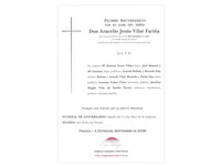 ANIV. ARACELIO JESUS VILAR FARIÑA 5/09/2026