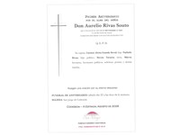 ANIV. AURELIO RIVAS SOUTO 22/08/2026