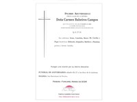 ANIV.  CARMEN BALSEIROS  CAMPOS   21/03/2026