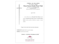 ANIV. CARMEN EMILIA PICANS VIDAL 8/11/2025