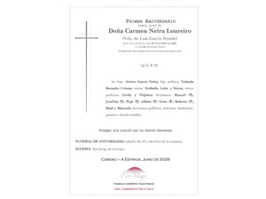 ANIV. CARMEN NEIRA LOUREIRO 27/06/2026