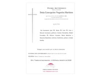 ANIV: CONCEPCION NOGUEIRA MARTINEZ 08/08/2026