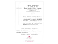 ANIV. DANIEL NEIRA ESPIÑO 29/08/2026