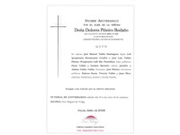 ANIV. DOLORES PIÑEIRO BODAÑO 25/04/2026