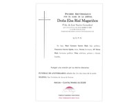 ANIV: ELSA RIAL MAGARIÑOS 14/03/2026