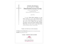 ANIV: EMÉRITA LORENZO CERVIÑO 16/05/2026