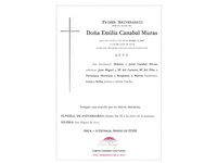 ANIV. EMILIA CANABAL MURAS 28/03/2026