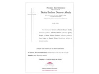 ANIV. ESTHER DUARTE ABALO 2/05/2026