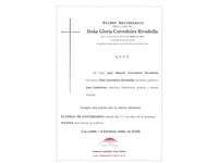 ANIV. GLORIA CORREDOIRA RIVADULLA11/04/2026