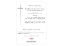 ANIV:  GUMERSINDO BARREIRO GOMEZ, 23/05/2026