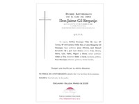 ANIV: JAIME GIL REQUEIJO 14/03/2026