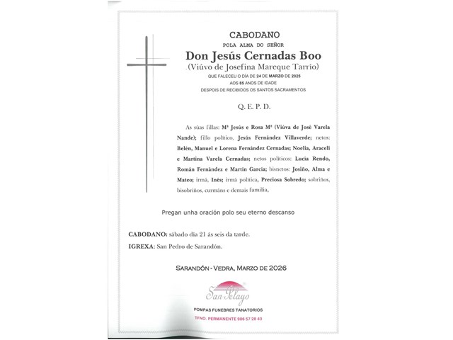 ANIV.  JESÚS CERNADAS BOO