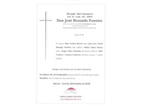ANIV.  JOSÉ BOUZADA FUENTES  25/09/2026