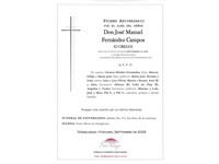 ANIV: JOSÉ MANUEL FERNÁNDEZ CAMPOS 13/09/2025