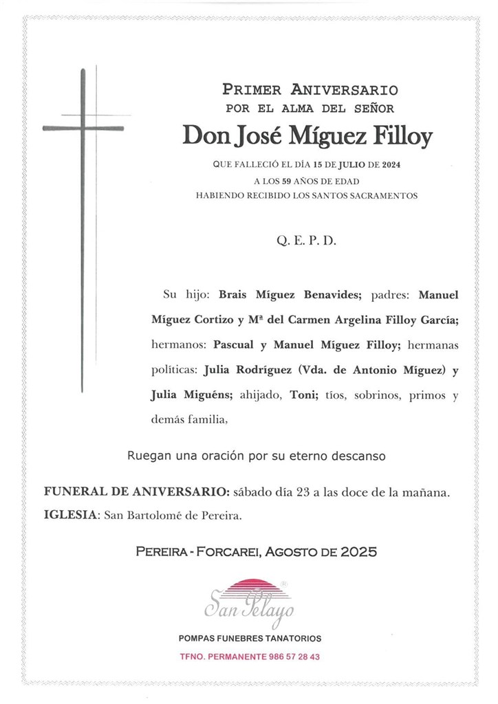 ANIV. JOSE MIGUEZ FILLOY 23/08/2025