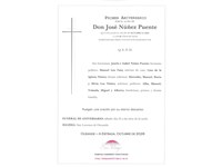 ANIV: JOSÉ NÚÑEZ PUENTE 24/10/2026