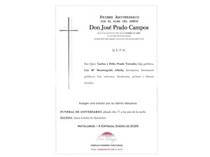 ANIV. JOSE PRADO CAMPOS 17/1/2026