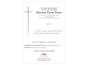 ANIV. JOSE TORRES TORRES 28/06/2025