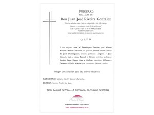 ANIV. JUAN JOSE RIVEIRA GONZALEZ 17/10/2026