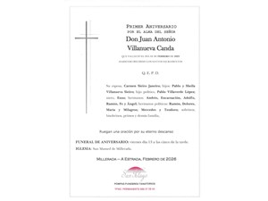 ANIV. JUAN MANUEL VILLANUEVA CANDA 13/02/2026