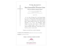 ANIV: LAURENTINO PEREIRAS LISTE 08/08/2026