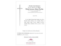 ANIV. LEONOR ABOY FRECHA 21/06/2025