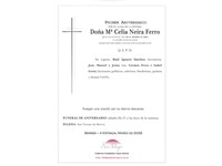 ANIV.  Mª CELIA NEIRA FERRO    21/03/2026