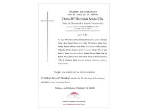 ANIV. Mª HERMINIA SOUTO ULLA 28/2/2026