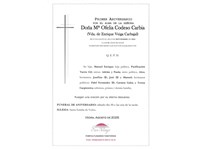 ANIV. Mª OFELIA CODESO CARBIA 30/08/2025