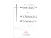 ANIV. MANUEL PARAFITA PENA 5/09/2026