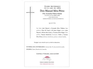 ANIV. MANUEL SILVA PEREZ 13/06/2025