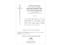 ANIV. MANUELA MARIÑO VILLAR 20/09/2025