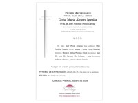 ANIV. MARIA ALVAREZ IGLESIAS 30/08/2025