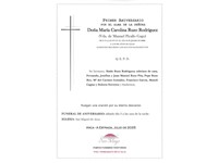 ANIV: MARIA CAROLINA RUZO RODRÍGUEZ 05/07/2025