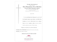 ANIV: MAXIMINO SECO MÉNDEZ 24/10/2026