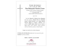 ANIV: RAIMUNDO NAVEIRO COUSO 05/07/2025