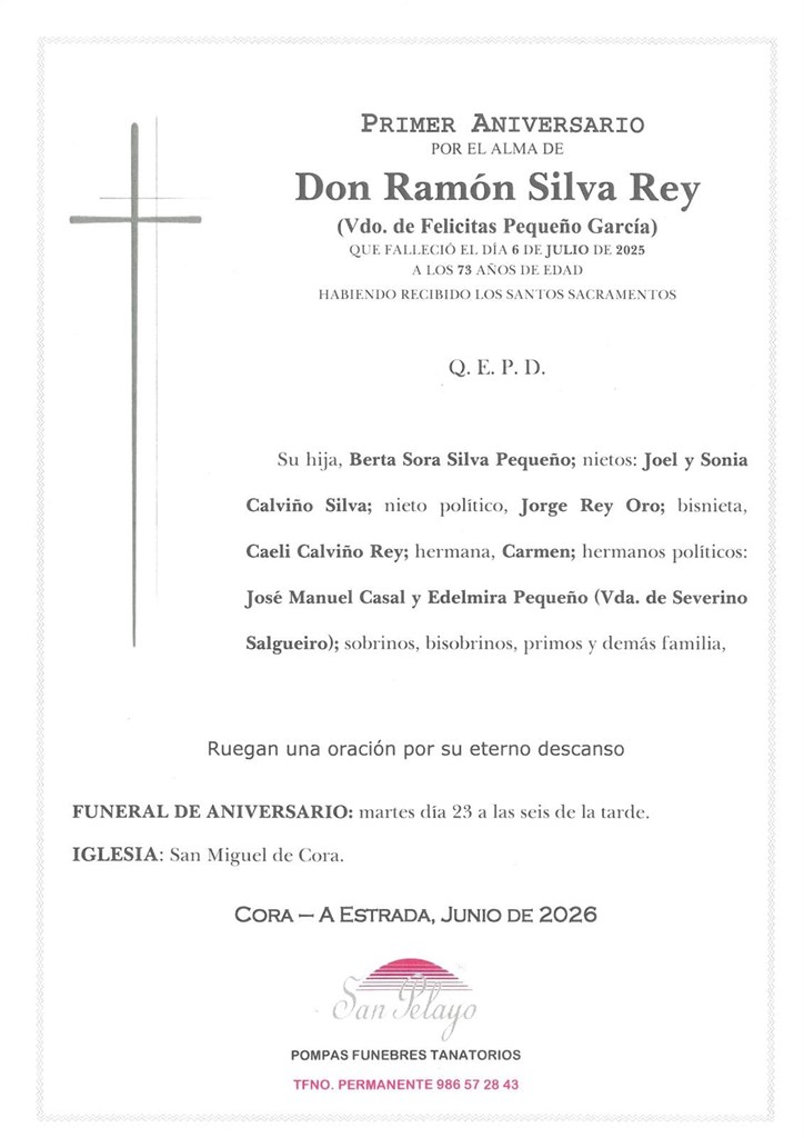ANIV. RAMON SILVA REY 23/06/2026
