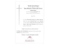 ANIV. RAMON VILLAVERDE FERRO 12/09/2026