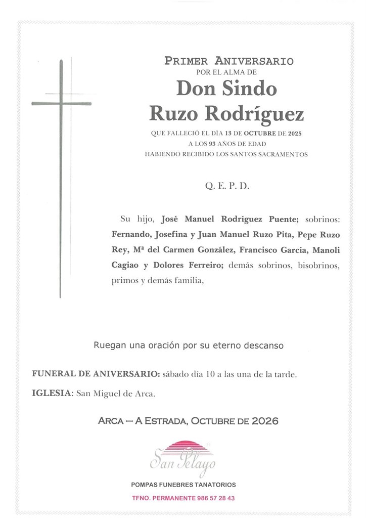 ANIV. SINDO RUZO RODRIGUEZ10/10/2026