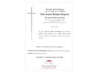 ANIVERSARIO AMPARO RODRÍGUEZ BERGUEIRO  10/01/2026  12:00 HORAS