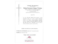 ANIVERSARIO CARMEN LÓPEZ VIEITES 11/07/2026