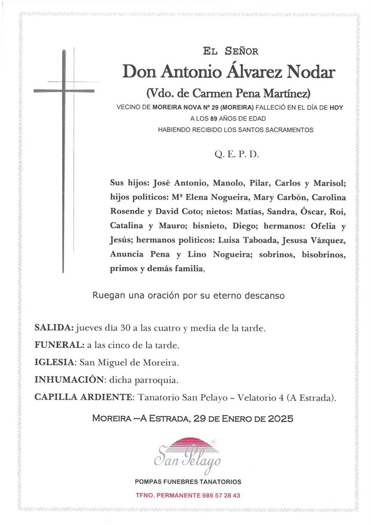 Foto principal ANTONIO ALVAREZ NODAR