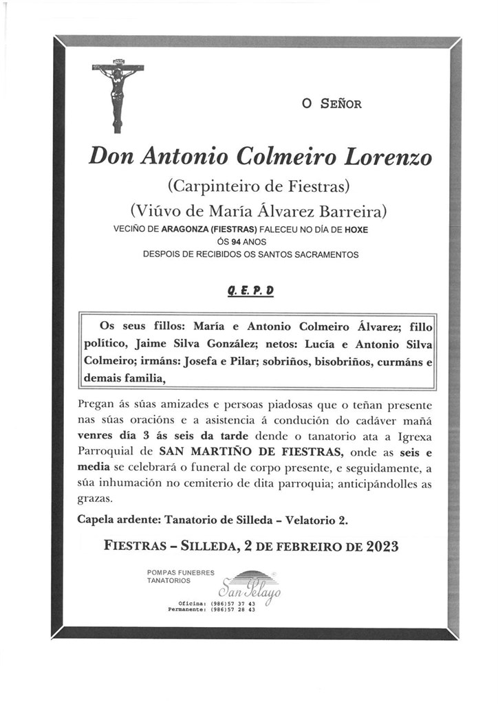ANTONIO COLMEIRO LORENZO