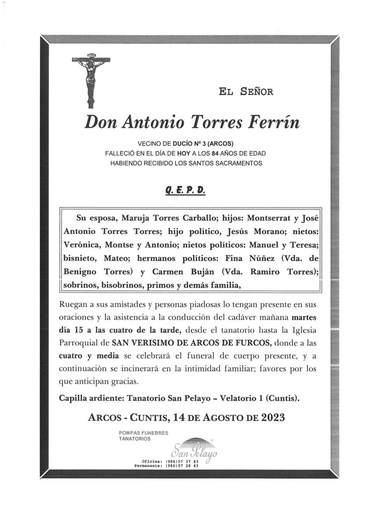 Foto principal ANTONIO TORRES FERRÍN