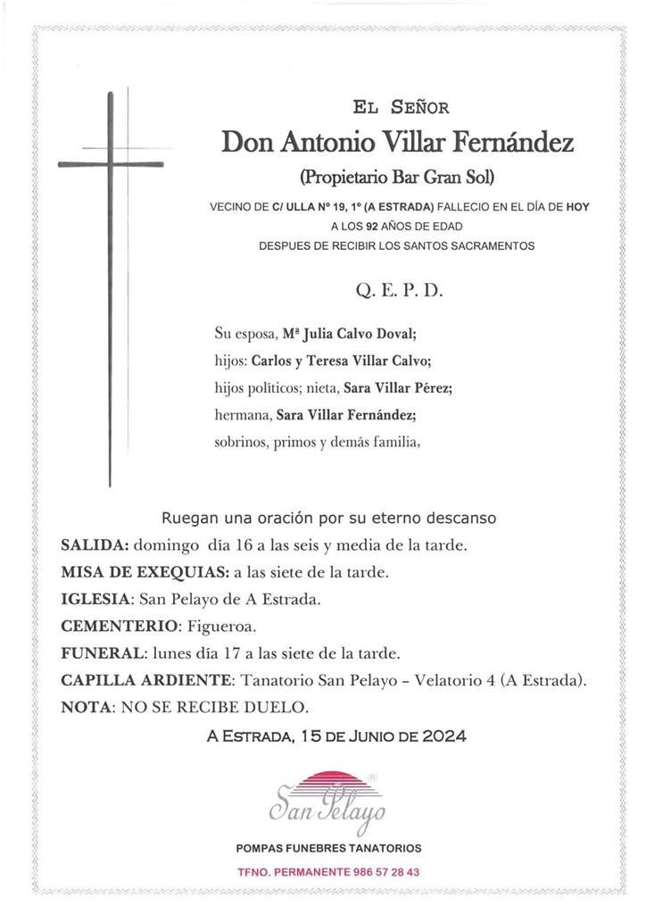 Foto principal ANTONIO VILLAR FERNÁNDEZ